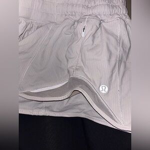 White Lululemon Athletic Shorts Size 2